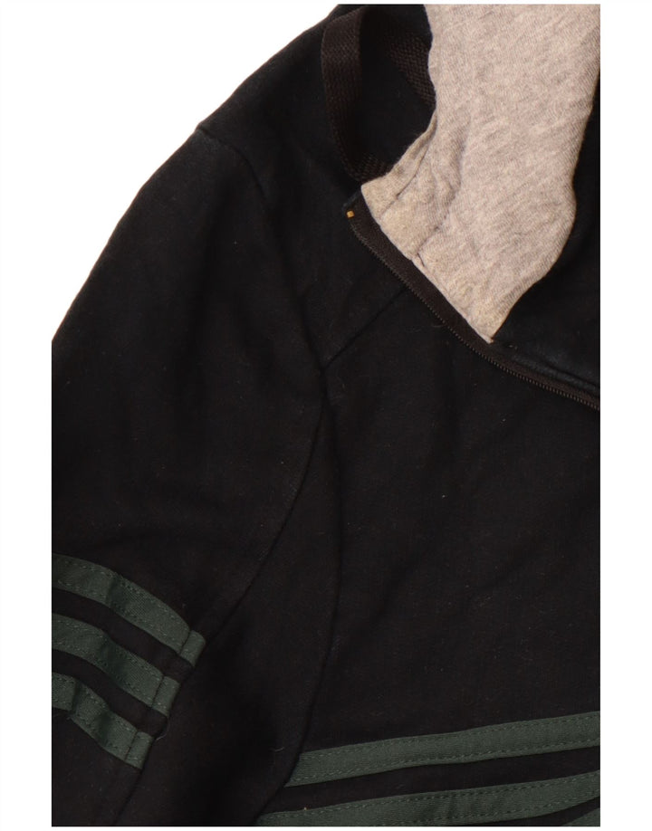 Мужской джемпер с капюшоном ADIDAS на молнии с рисунком, Великобритания 40/42, средний, темно-синий