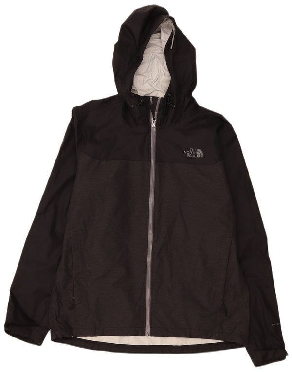 Мужская дождевик с капюшоном The North Face Dryvent UK 40, большая серая цветная блокировка
