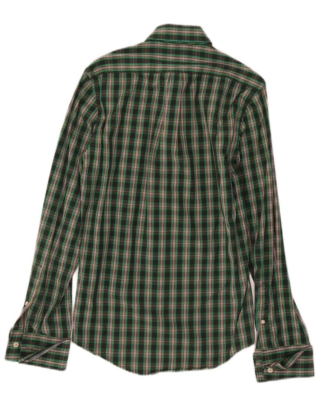 Мужская рубашка Jack Wills XS в зеленую клетку, хлопок