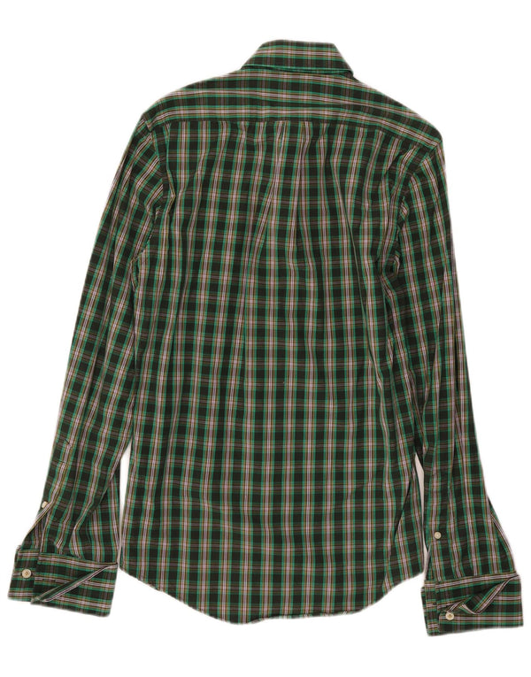 Мужская рубашка Jack Wills XS в зеленую клетку, хлопок