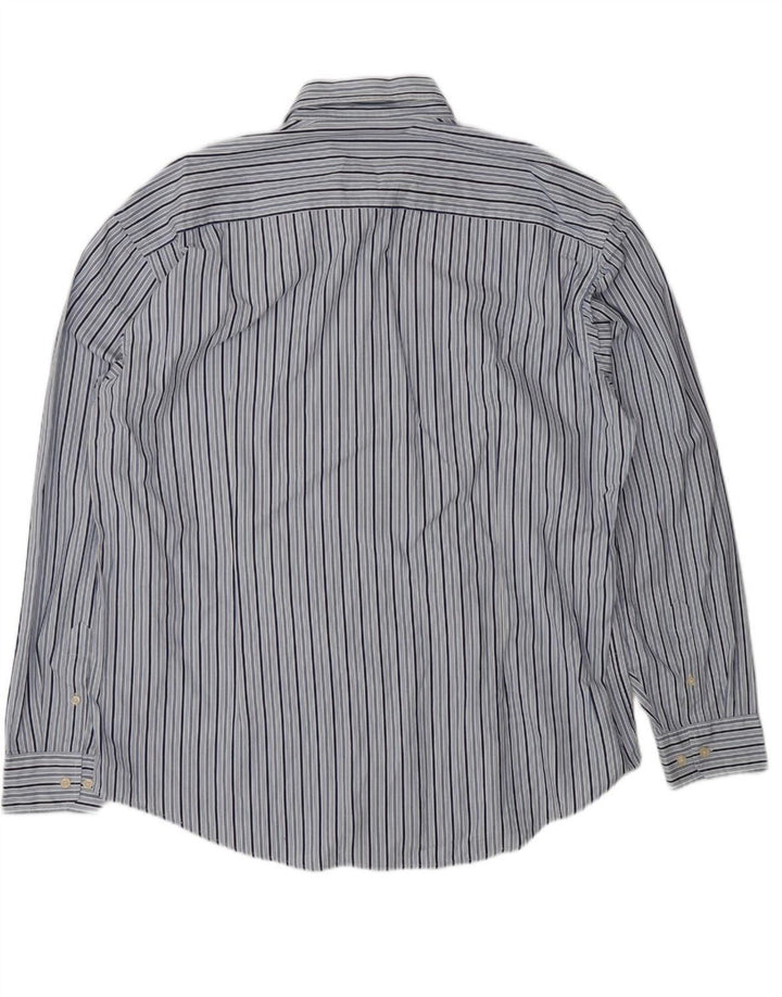 BEST COMPANY Mens Shirt 2XL Blue Striped
