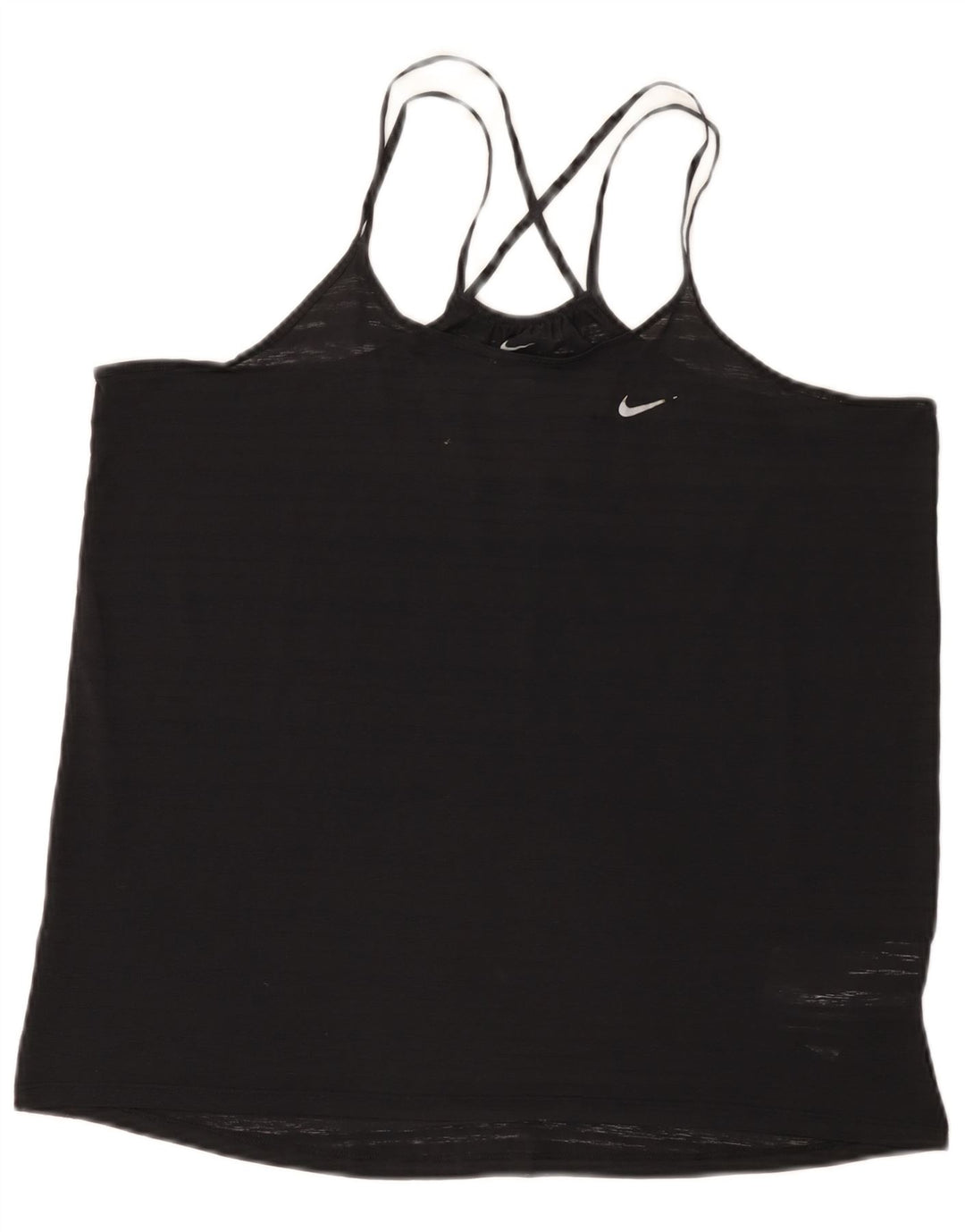 Женский жилет Nike Dri Fit UK 16, большой черный полиэстер