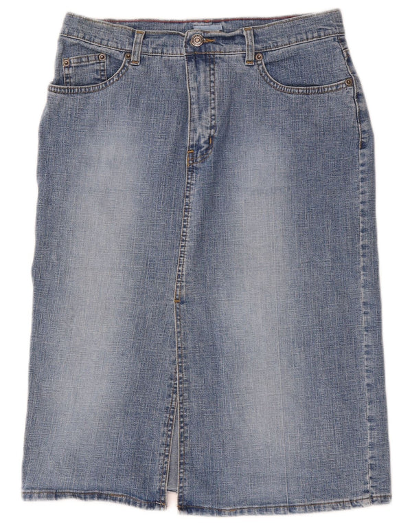 Женская джинсовая юбка Oasis UK 12 Medium W30 Синяя