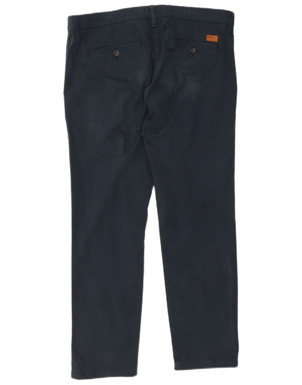 Мужские прямые брюки-чиносы Timberland W36 L29 темно-синие, хлопок