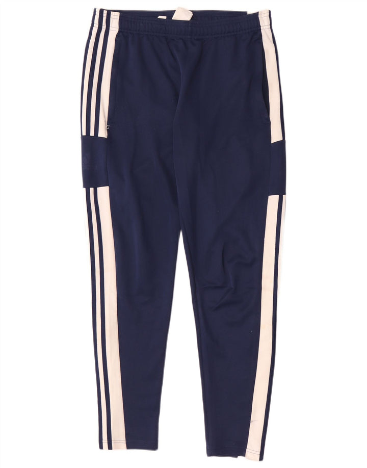 Мужские спортивные брюки Adidas Aeroready, средние, темно-синие, с цветными блоками