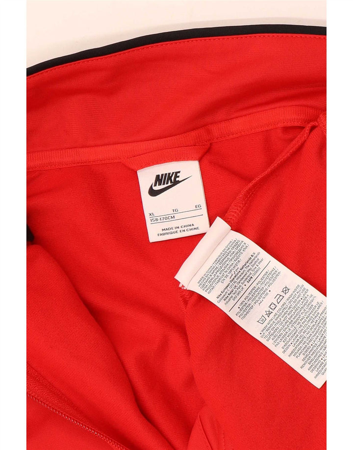 Спортивный костюм Nike для мальчиков, верхняя куртка 13–14 лет, XL, красный полиэстер с цветными блоками