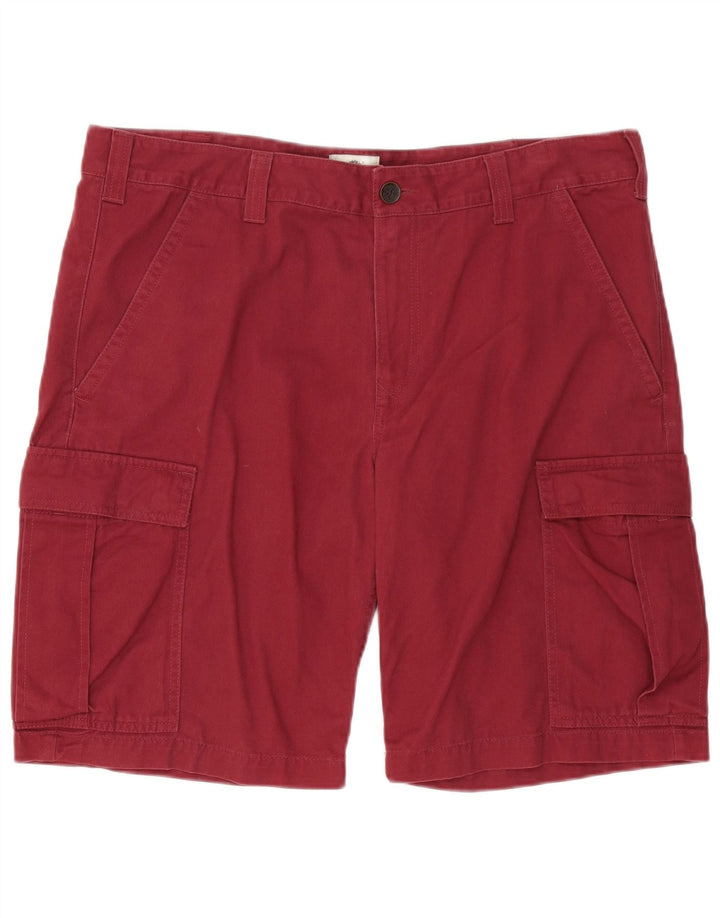 Мужские шорты карго Timberland W38 XL бордовые