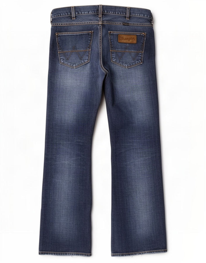 Мужские джинсы Wrangler Bootcut W36 L32, синие, хлопок