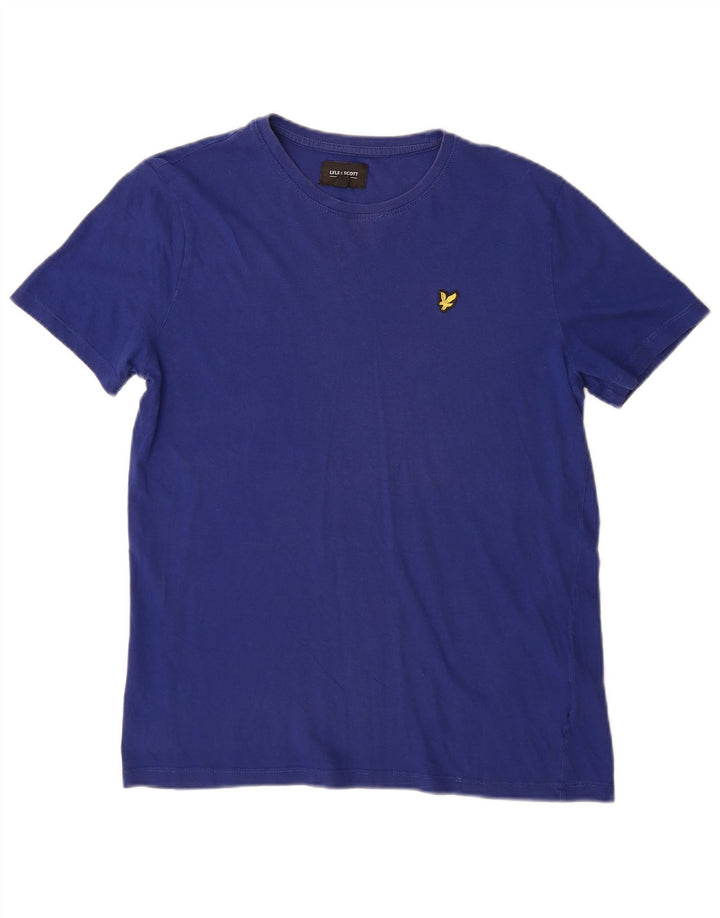 Футболка Lyle & Scott для мальчиков, топ 14–15 лет, синий хлопок