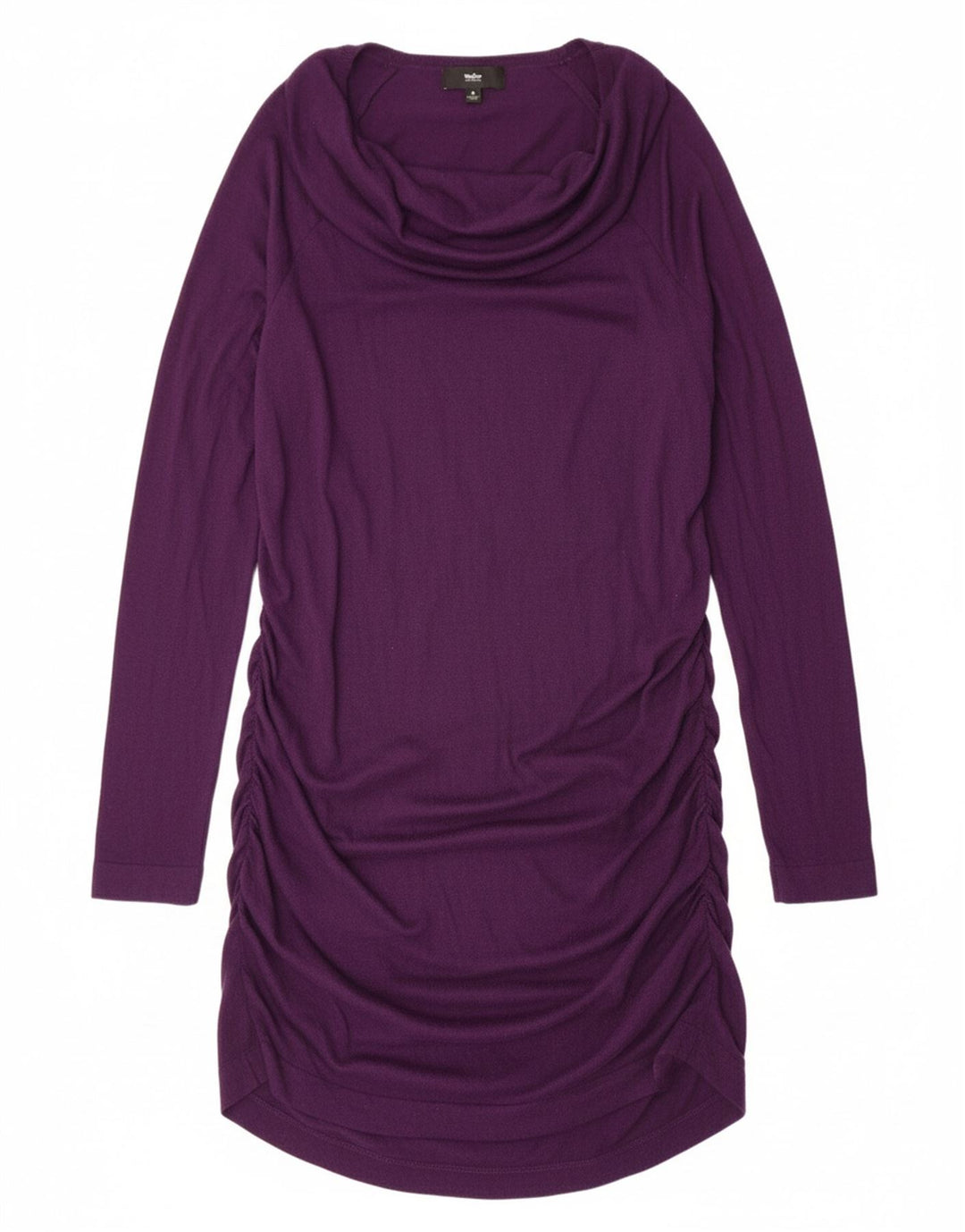 MOSSIMO Womens Oversized Long Sleeve Jumper Dress US 4 Small Purple Nylon