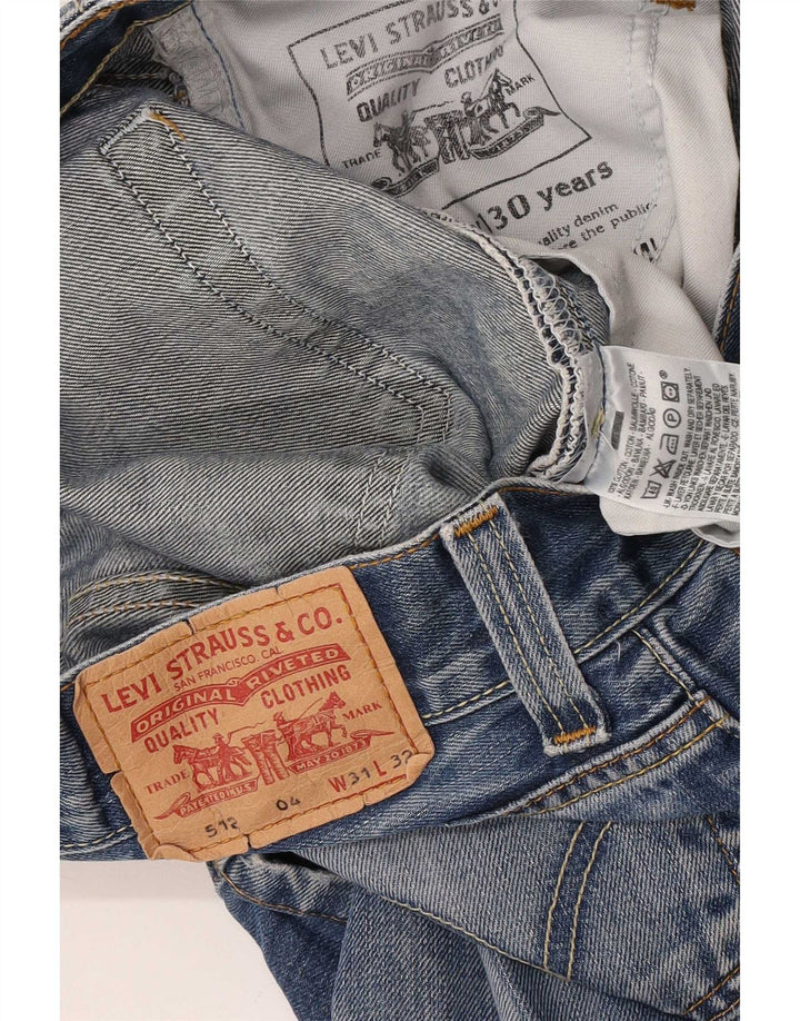 Мужские джинсы Levi's 512 Bootcut W31 L28 синие, хлопок