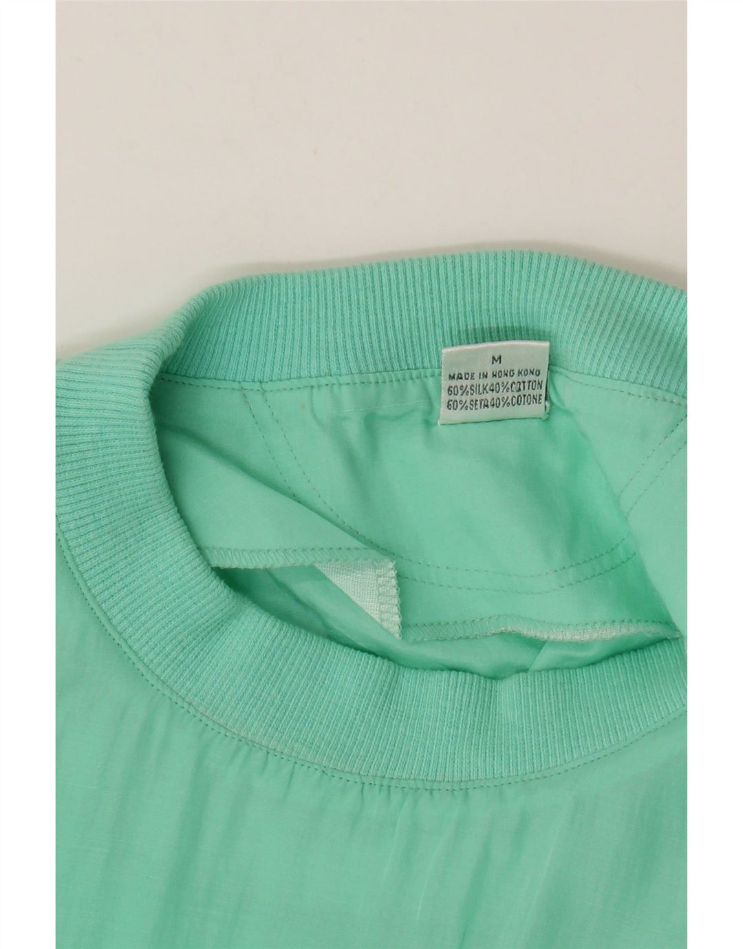 Мужская футболка VINTAGE Top Medium Бирюзовый Шелк