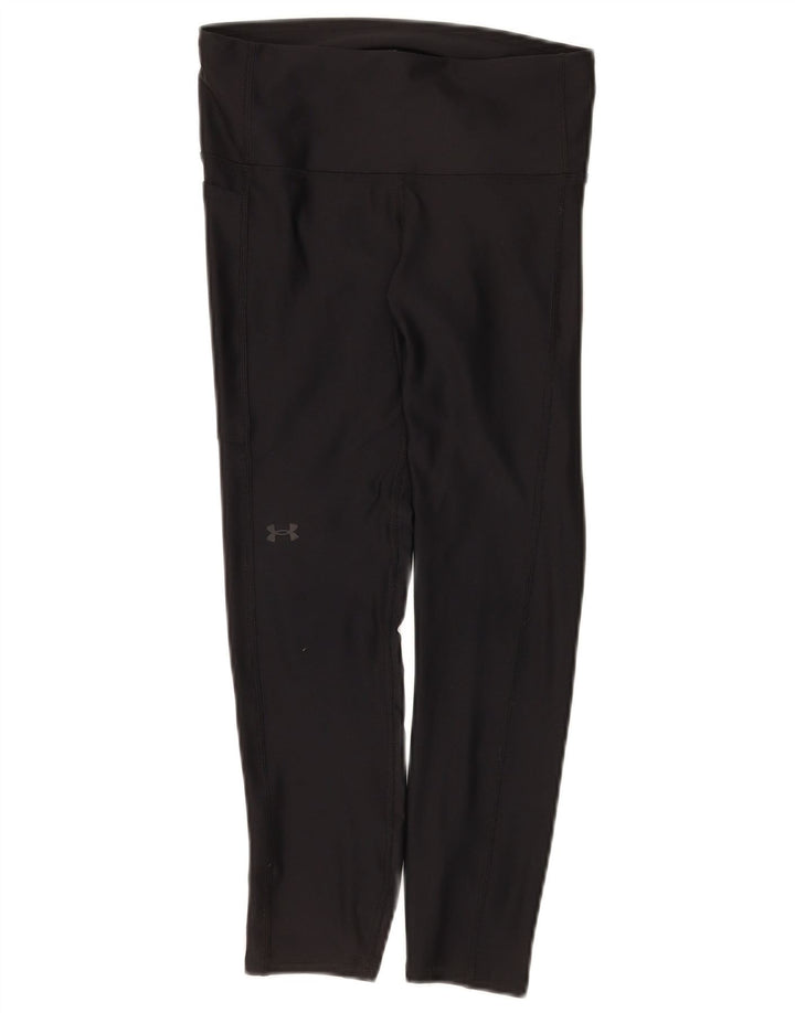 Женские леггинсы Under Armour UK 10, маленькие черные из полиэстера
