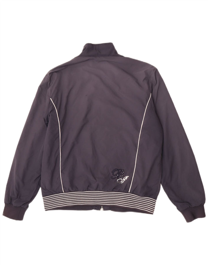 Женский бомбер Fila UK 18 XL, темно-синий в полоску, полиэстер