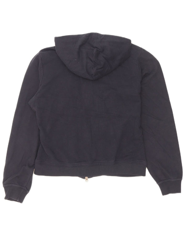 Женский свитер с капюшоном и молнией с графическим рисунком Nike UK 16/18 XL Темно-синий