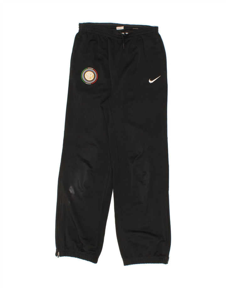 NIKE Boys Graphic Tracksuit Trousers 10-11 Years Medium Black Vintage Nike and Second-Hand Nike from Messina Hembry 