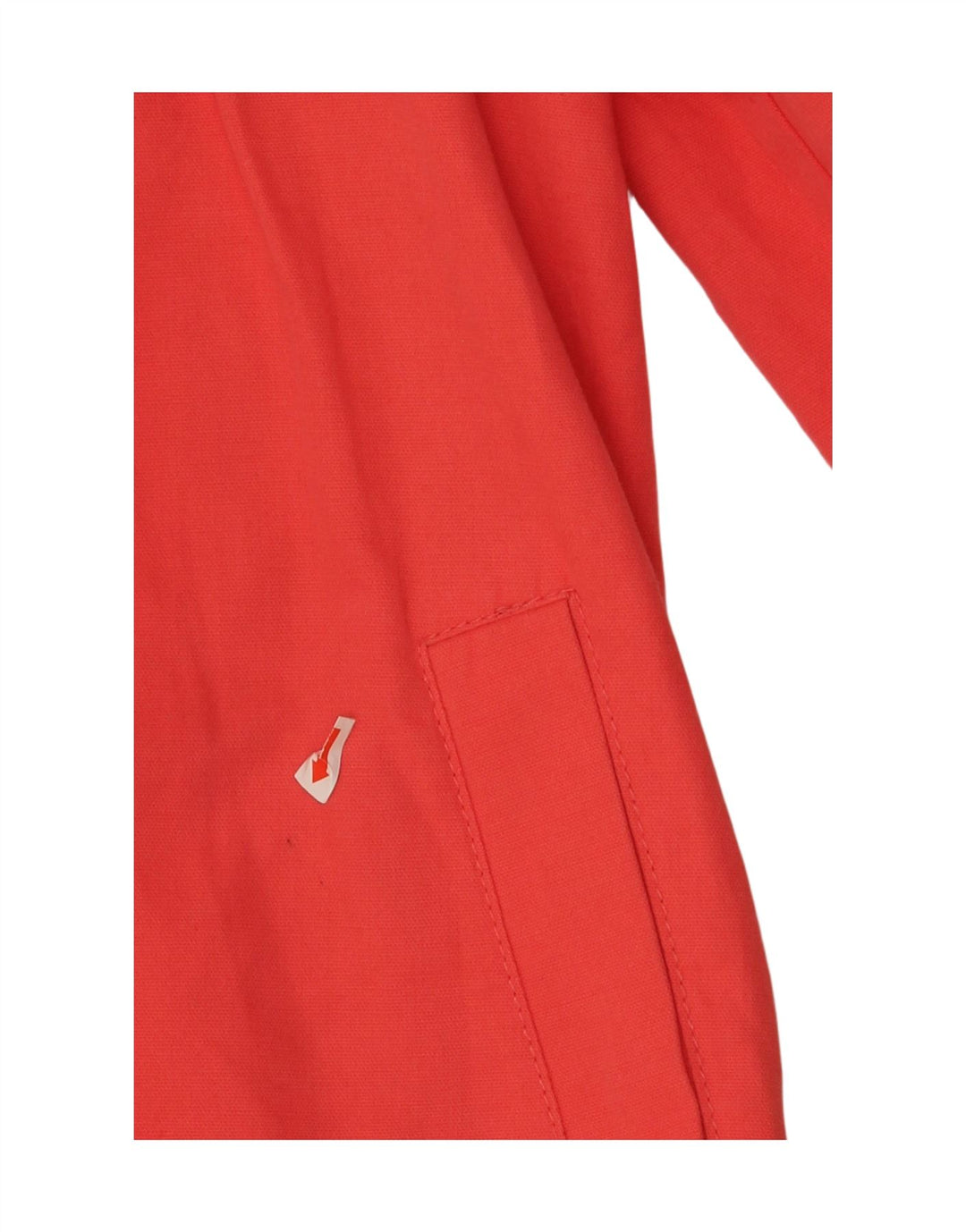 MARKS & SPENCER Womens Autograph Pea Coat UK 8 Small  Red Cotton Vintage Marks & Spencer and Second-Hand Marks & Spencer from Messina Hembry 