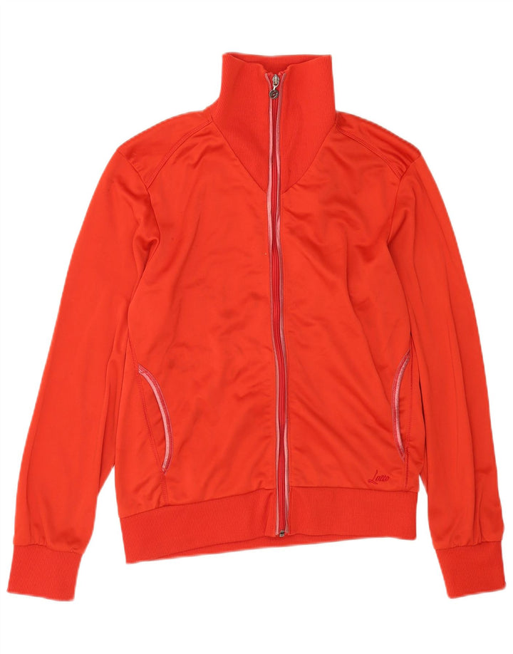 LOTTO Женский спортивный костюм Top Jacket UK 16 Большой Красный