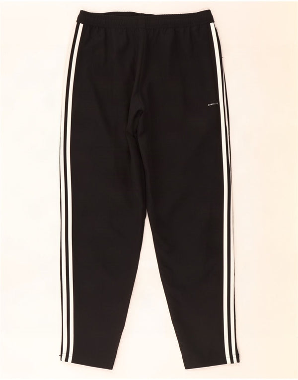 Мужские спортивные брюки Adidas Climalite, большие черные полиэстеровые брюки