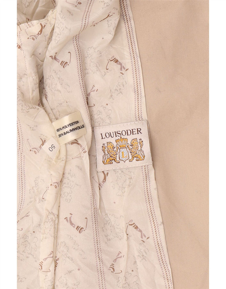 Женское короткое пальто Louisoder EU 50 3XL, полиэстер бежевого цвета