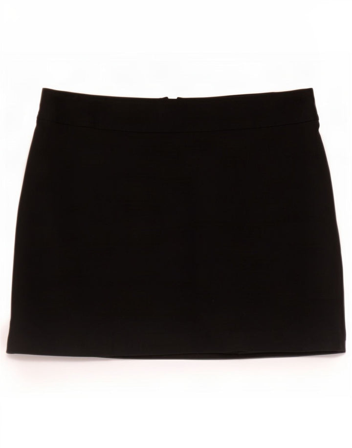 Женская юбка Zara EU 34 2XS W24, черный хлопок