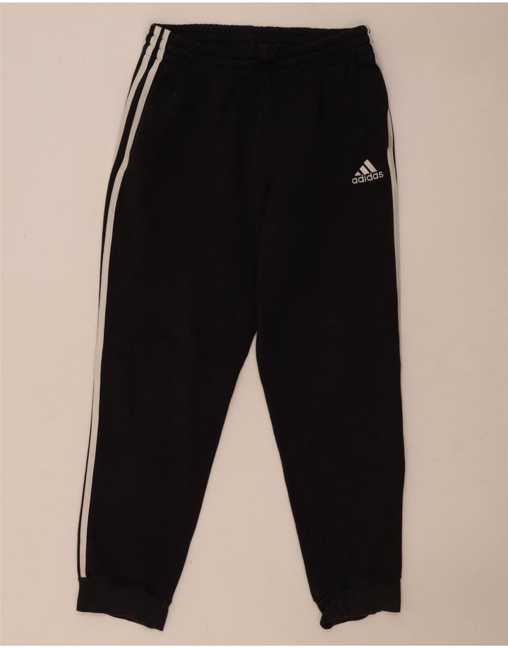 Мужские спортивные брюки Adidas Joggers среднего черного цвета из хлопка