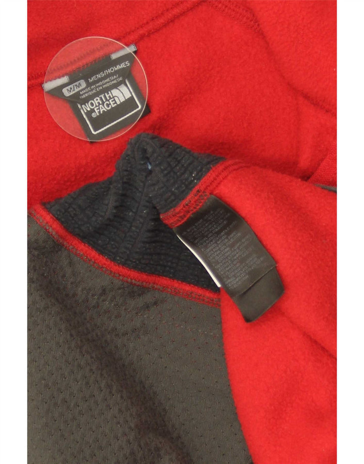 Мужская флисовая куртка The North Face UK 38, средний красный полиэстер, спортивная