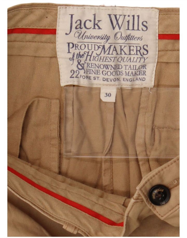 JACK WILLS Мужские шорты чинос W30 Средний Бежевый