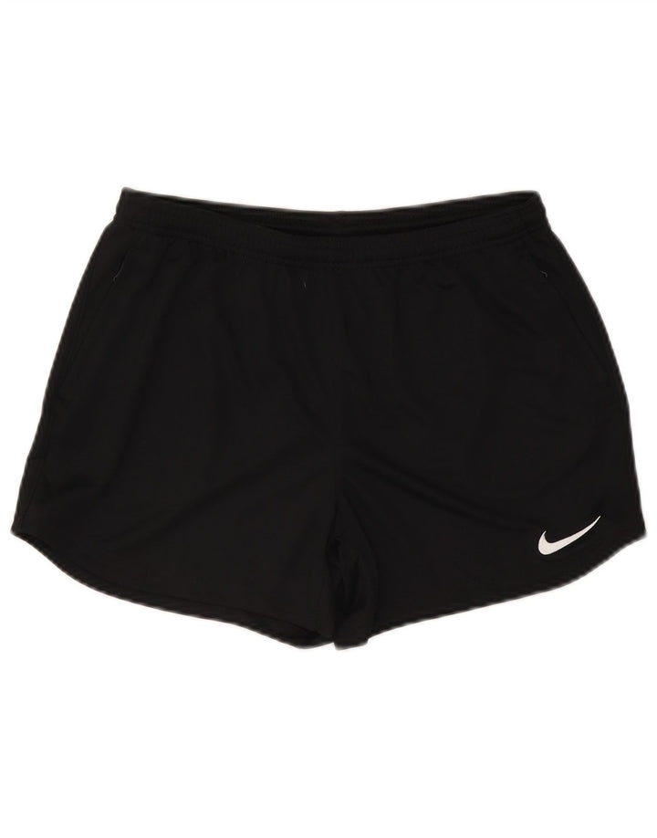 Женские спортивные шорты Nike Dri Fit UK 12, средний черный, полиэстер