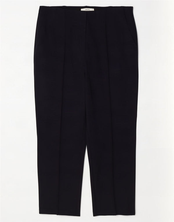 Женские укороченные брюки-чиносы Marks & Spencer UK 14, большие W32 L26, темно-синие