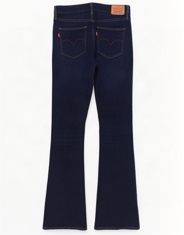 Женские утягивающие джинсы Levi's Bootcut W30 L31 Темно-синие