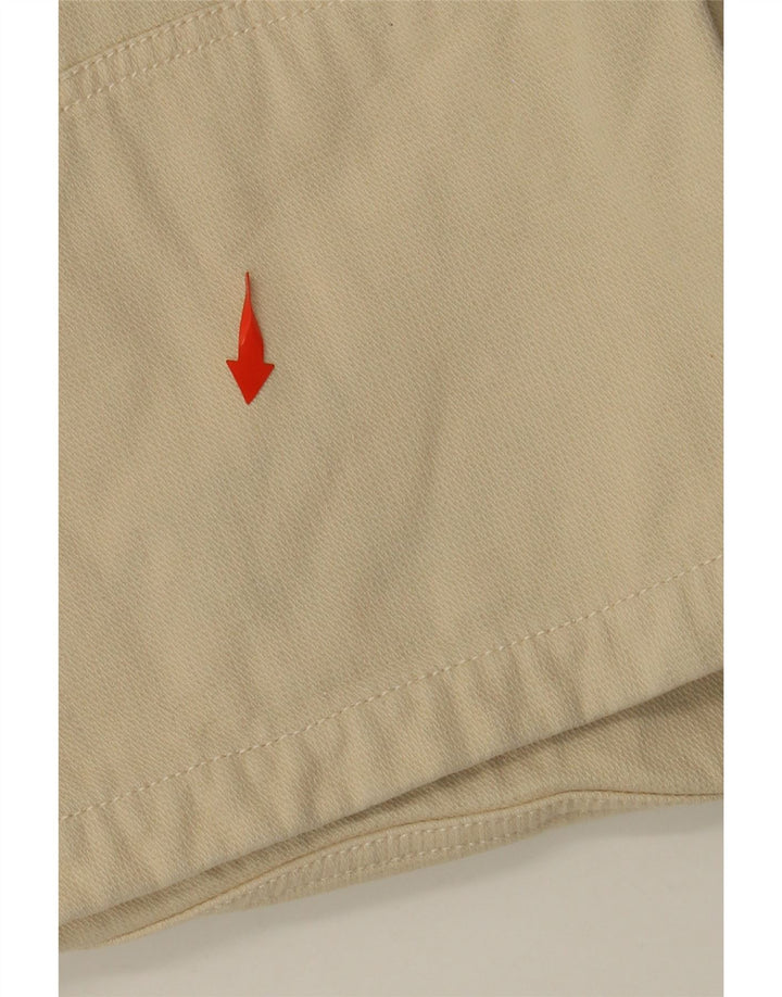 KAPPA Мужские прямые повседневные брюки с рисунком XL W38 L35 Бежевые хлопковые