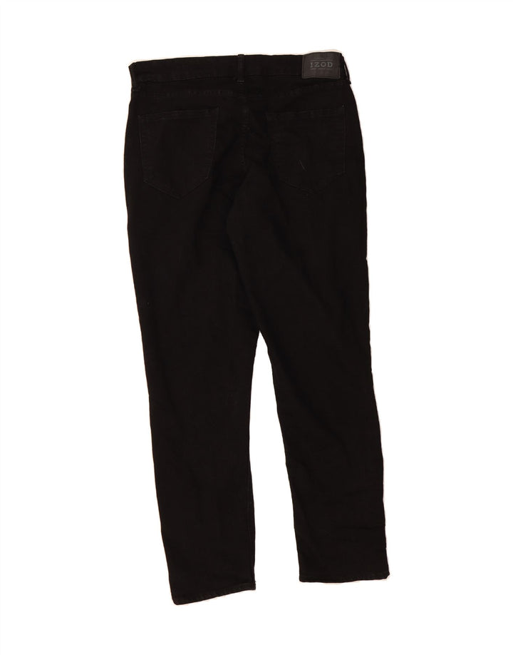IZOD Mens Slim Jeans W32 L30 Black Cotton Vintage Izod and Second-Hand Izod from Messina Hembry 
