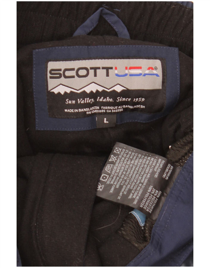 Мужские лыжные брюки Scott, большие темно-синие, полиэстер