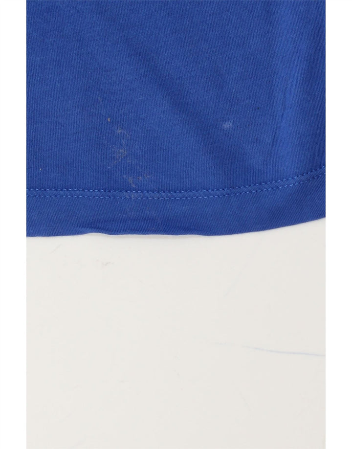 Мужская футболка с рисунком NIKE XL, синяя, хлопок