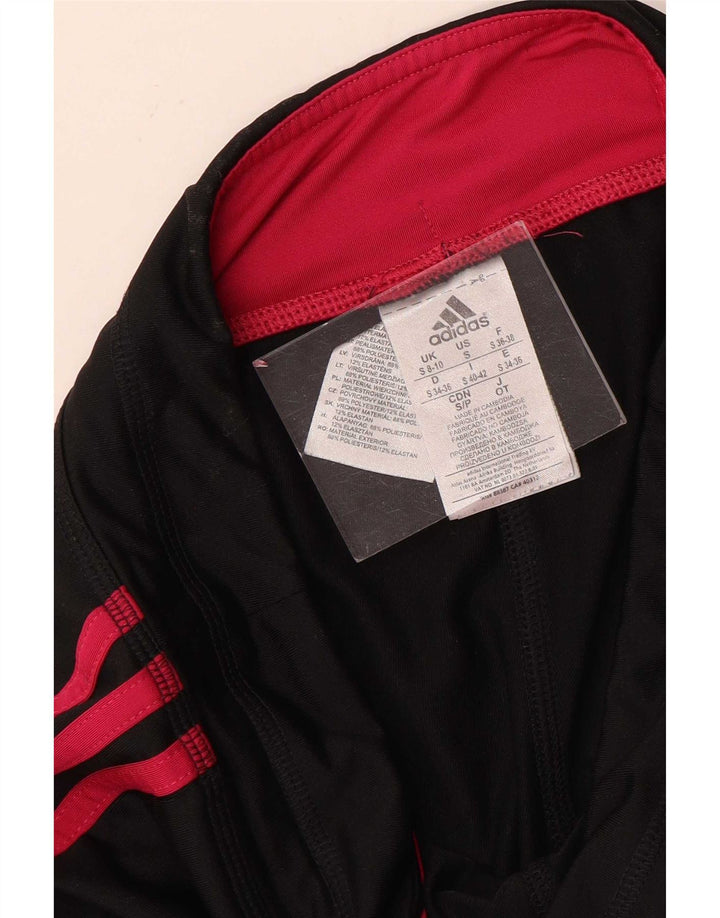 Женские спортивные брюки Adidas Climalite UK 8/10, маленький черный полиэстер