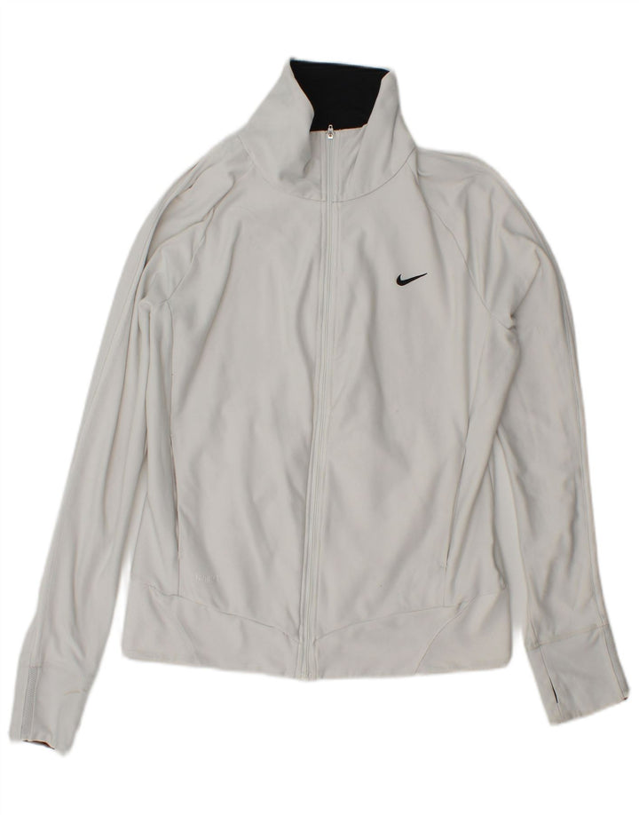 Женская спортивная куртка Nike Dri Fit UK 14/16, большая белая