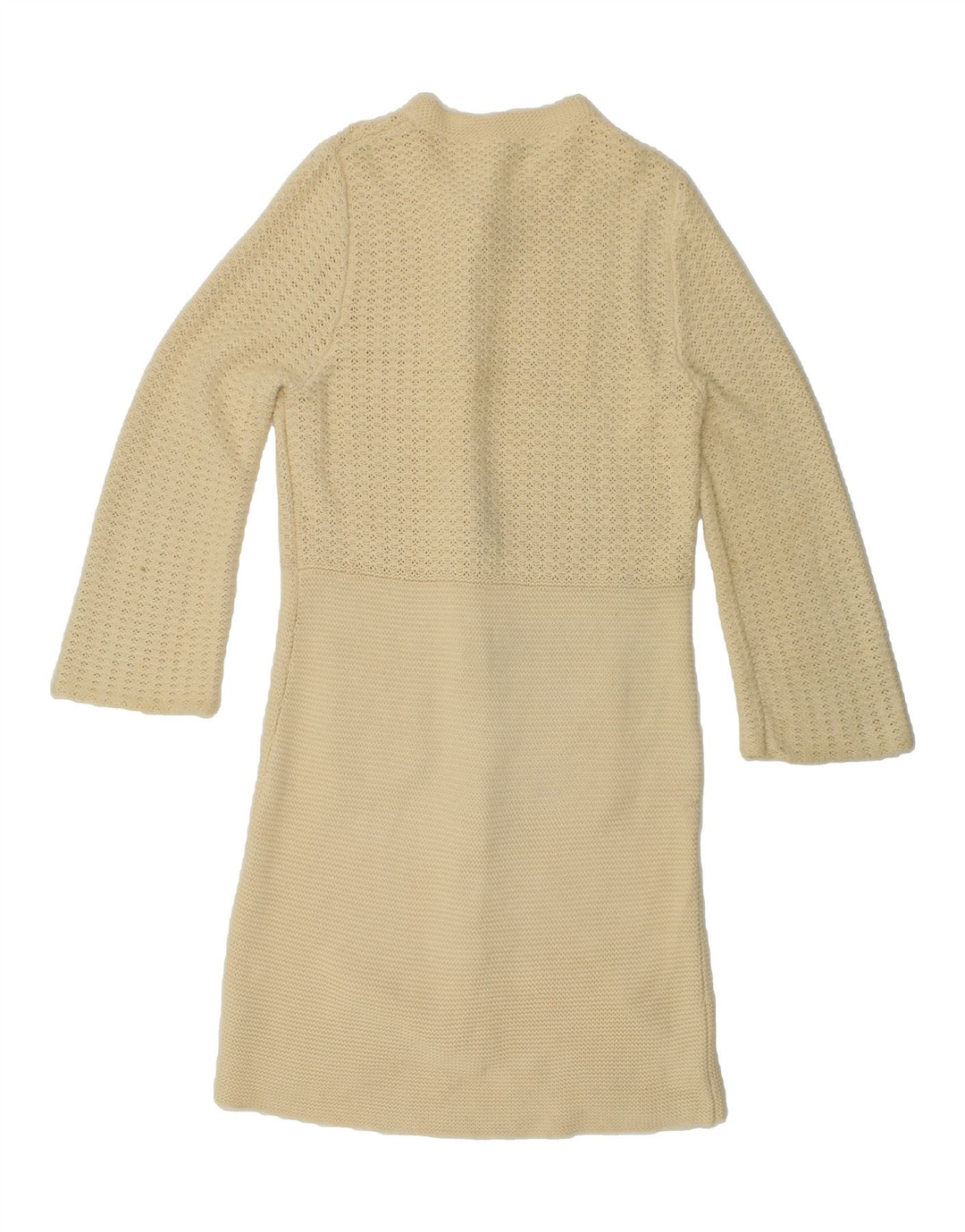 PHASE EIGHT Womens Longline Cardigan Sweater UK 14 Medium Beige Vintage Phase Eight and Second-Hand Phase Eight from Messina Hembry 