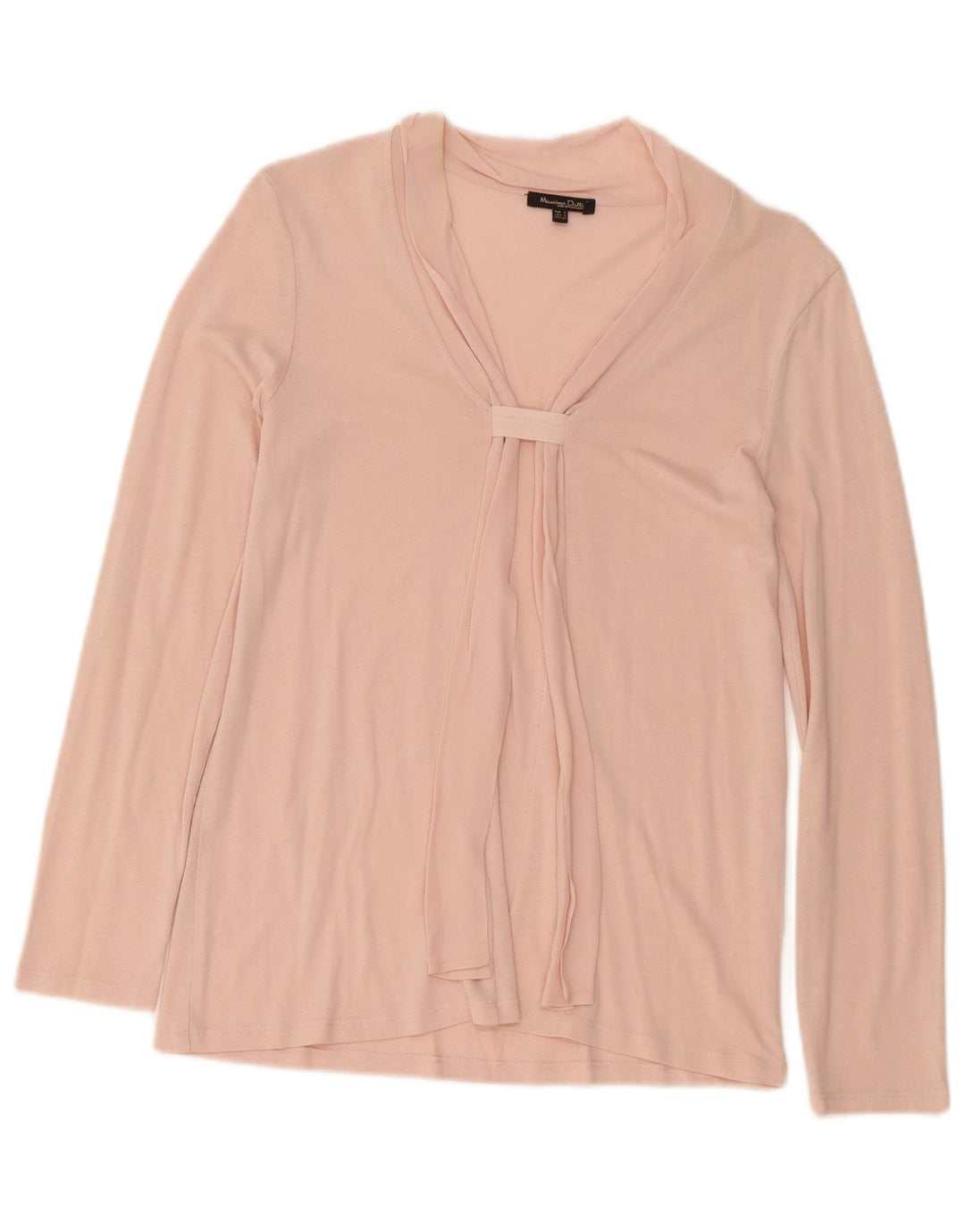Женская блузка с длинным рукавом Massimo Dutti, Великобритания, 10, маленький розовый