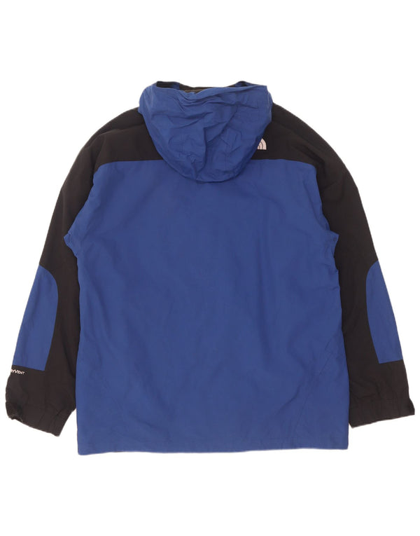 Мужская ветровка с капюшоном The North Face UK 42 XL, синяя с цветными блоками