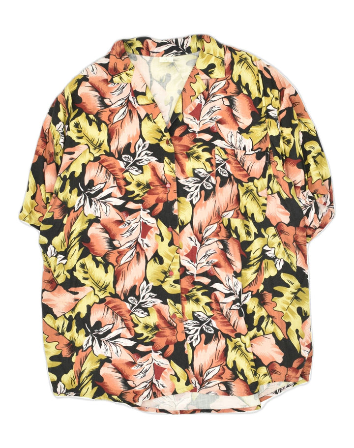 VINTAGE Womens Oversized Short Sleeve Shirt EU 41/42 Large Multicoloured | Vintage Vintage | Thrift | Second-Hand Vintage | Used Clothing | Messina Hembry 