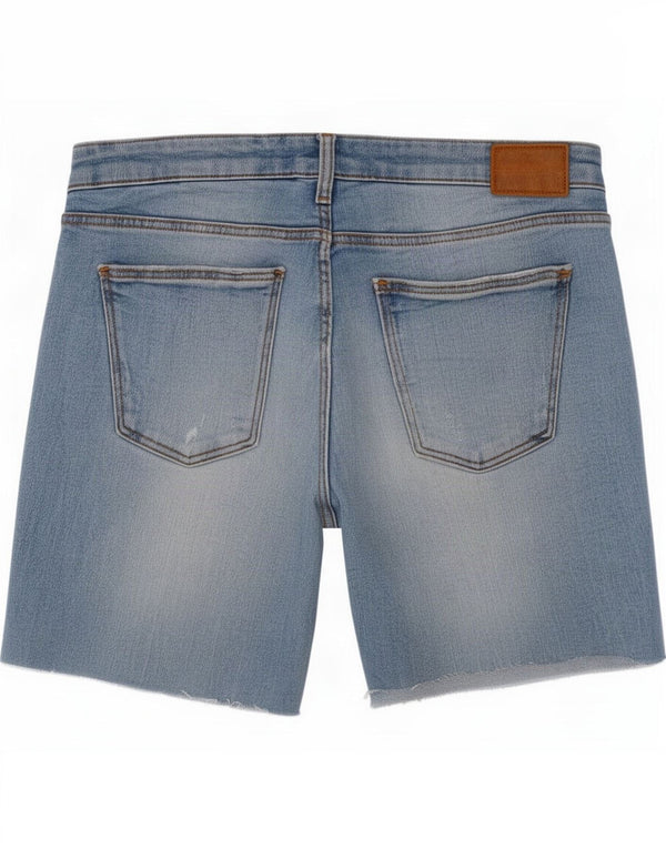Женские джинсовые шорты Zara EU 42, большие W32, синие