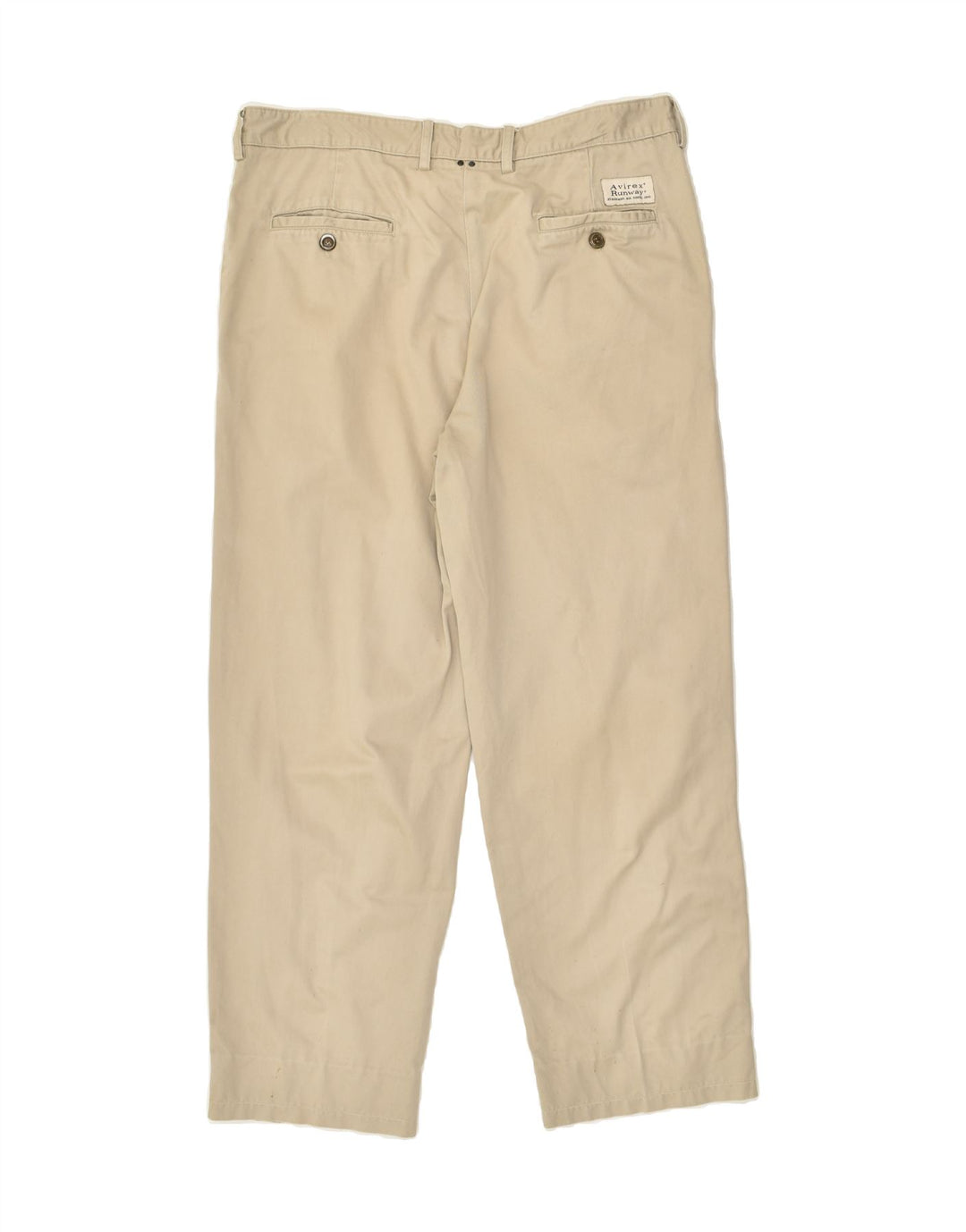 AVIREX Mens Straight Chino Trousers W38 L29 Grey Cotton | Vintage Avirex | Thrift | Second-Hand Avirex | Used Clothing | Messina Hembry 