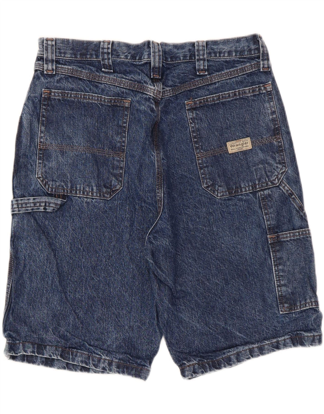 WRANGLER Mens Denim Shorts W34 Large Blue Cotton Vintage Wrangler and Second-Hand Wrangler from Messina Hembry 