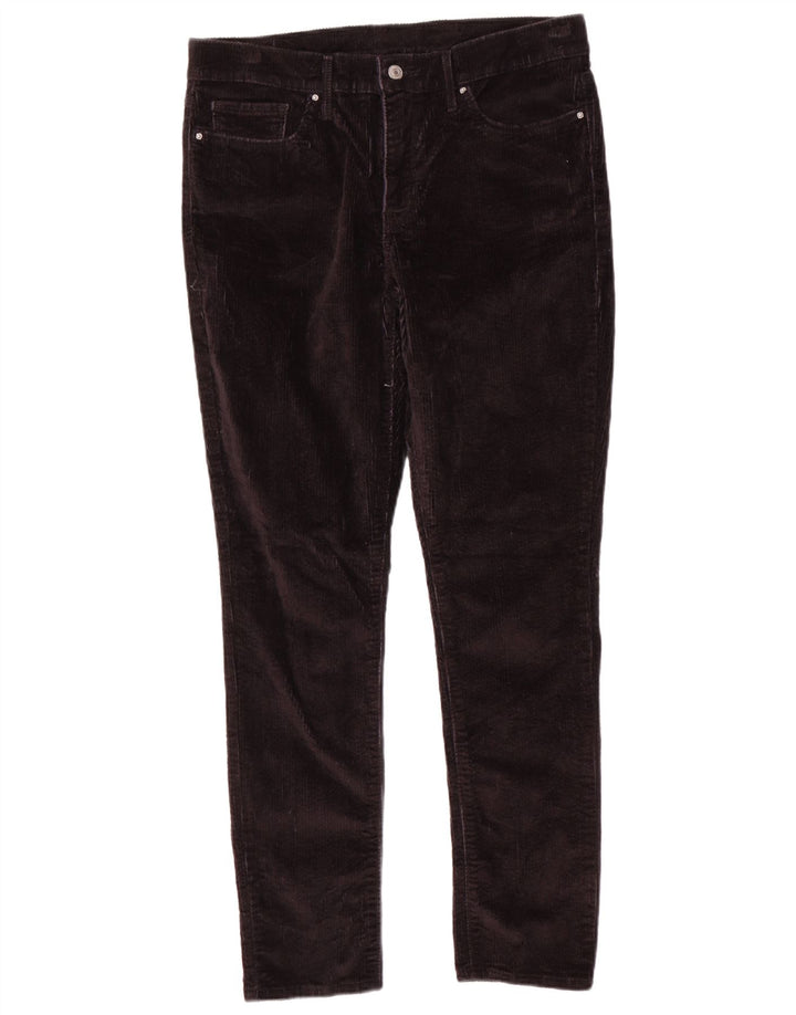 Женские узкие вельветовые брюки LEVI'S W34 L30 черные
