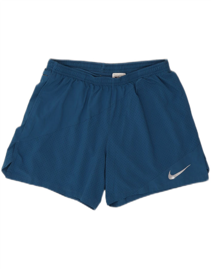 Мужские спортивные шорты Nike Dri Fit, большие синие, полиэстер
