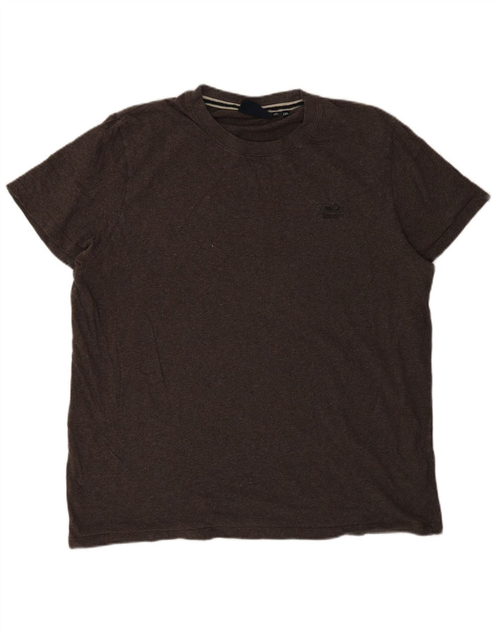 Мужская футболка Superdry Top 2XL Коричневый хлопок