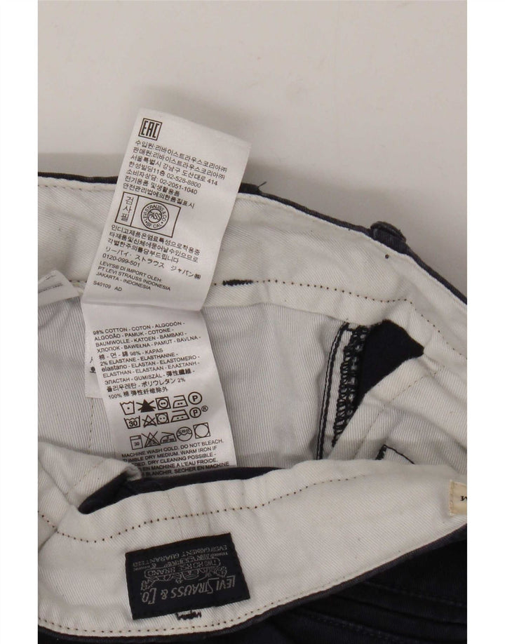 Мужские шорты чинос Levi's W34, большие, темно-синие, хлопок