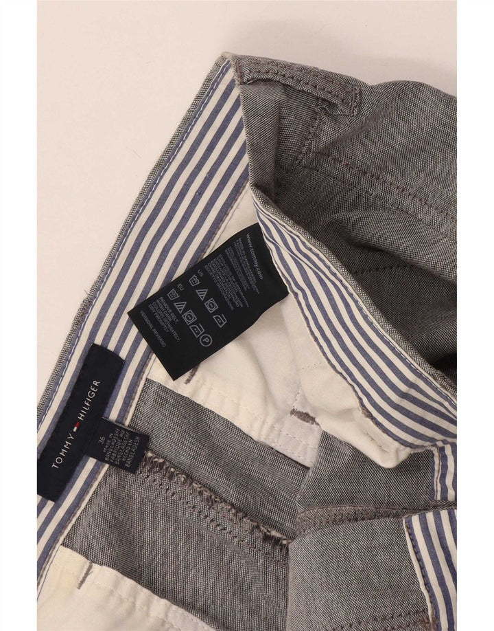 Мужские шорты чинос Tommy Hilfiger W36, большие серые, хлопок