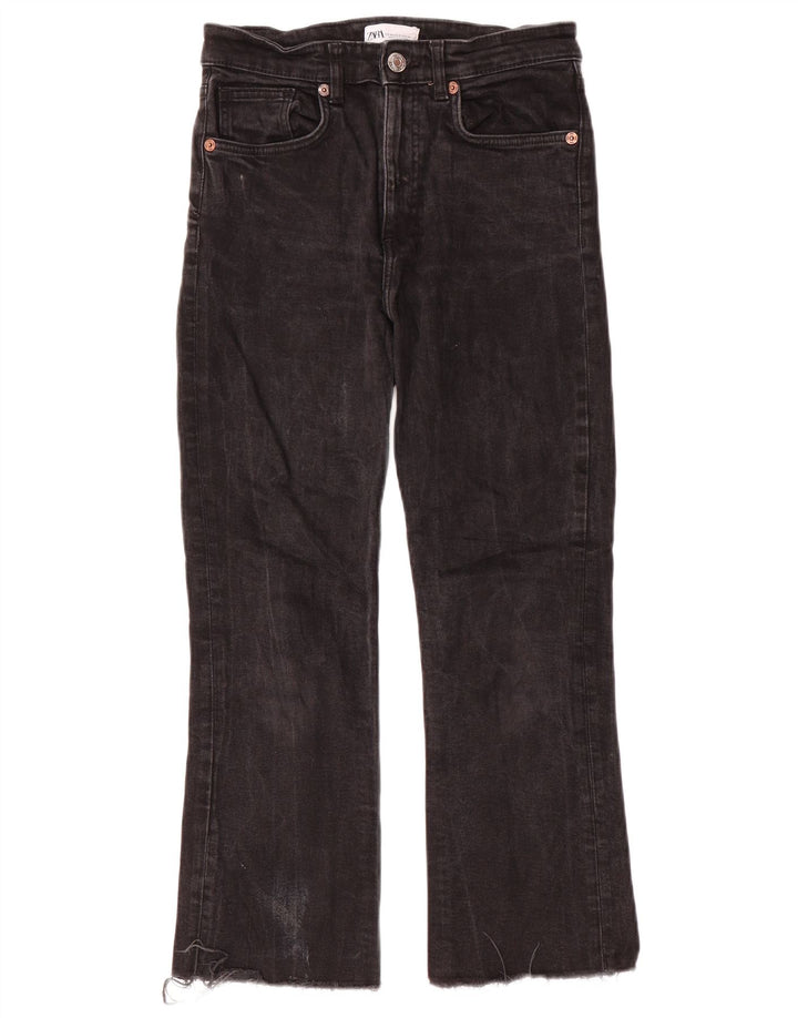 Женские прямые джинсы Zara EU 40 Medium W30 L26, черные